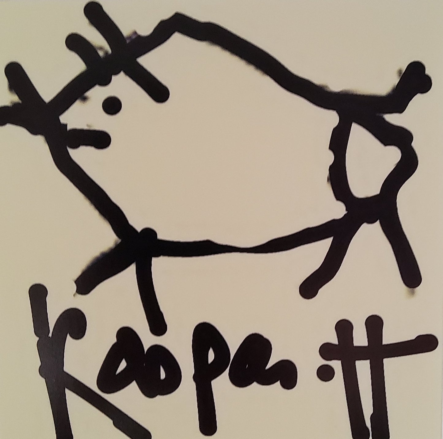 UPSIDE DOWN FACE Art, by Kaspar.H