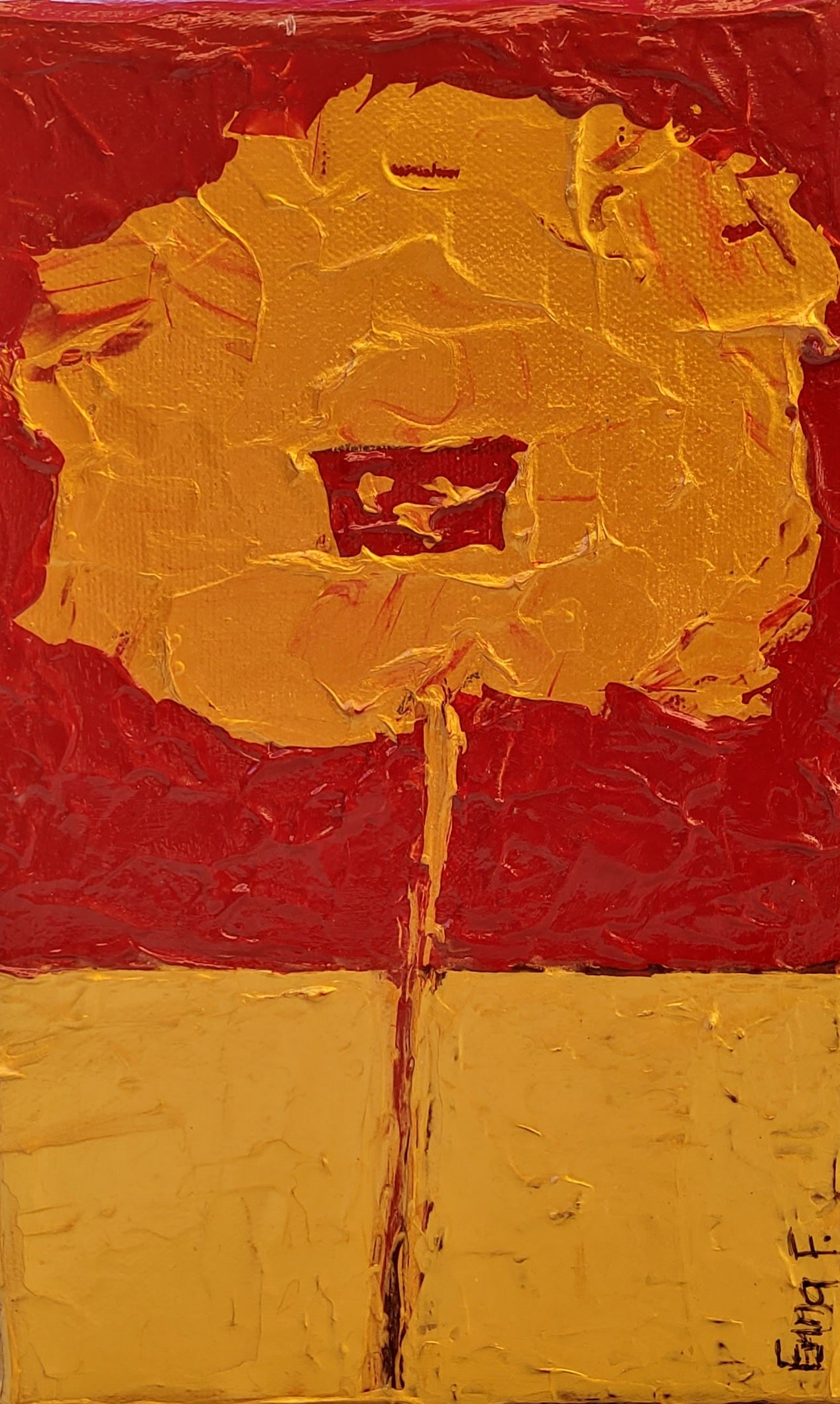 Série SONATE POUR UN COQUELICOT "L'Âme d'Or"