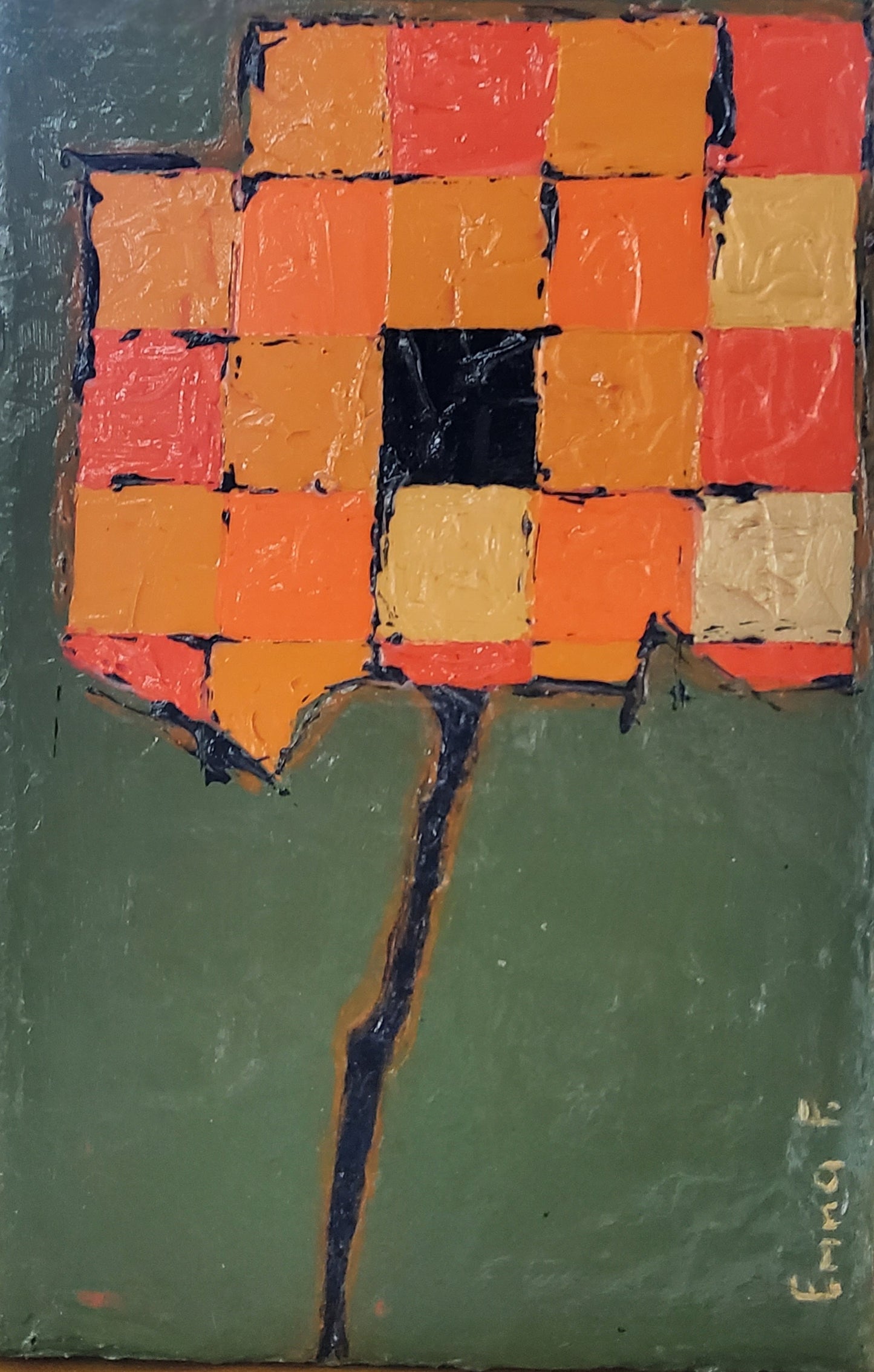 Série SONATE POUR UN COQUELICOT "Damier d'Automne"