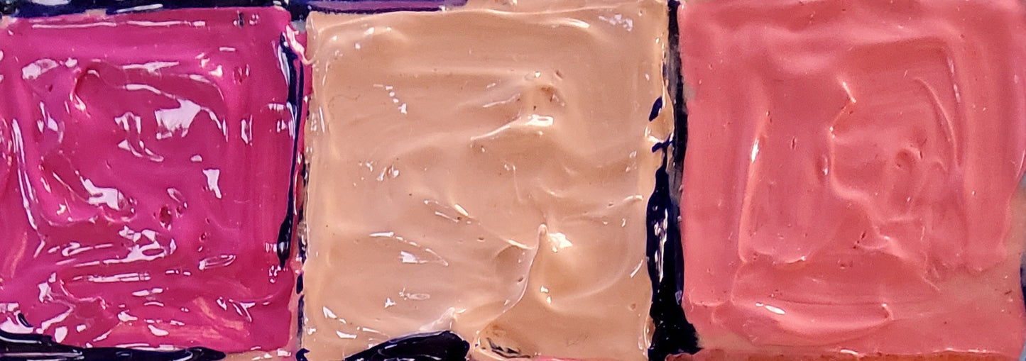 Série SONATE POUR UN COQUELICOT "Damier d'Âme"