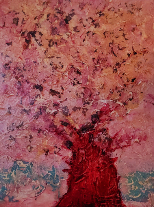Arbre Mère vieux rose M