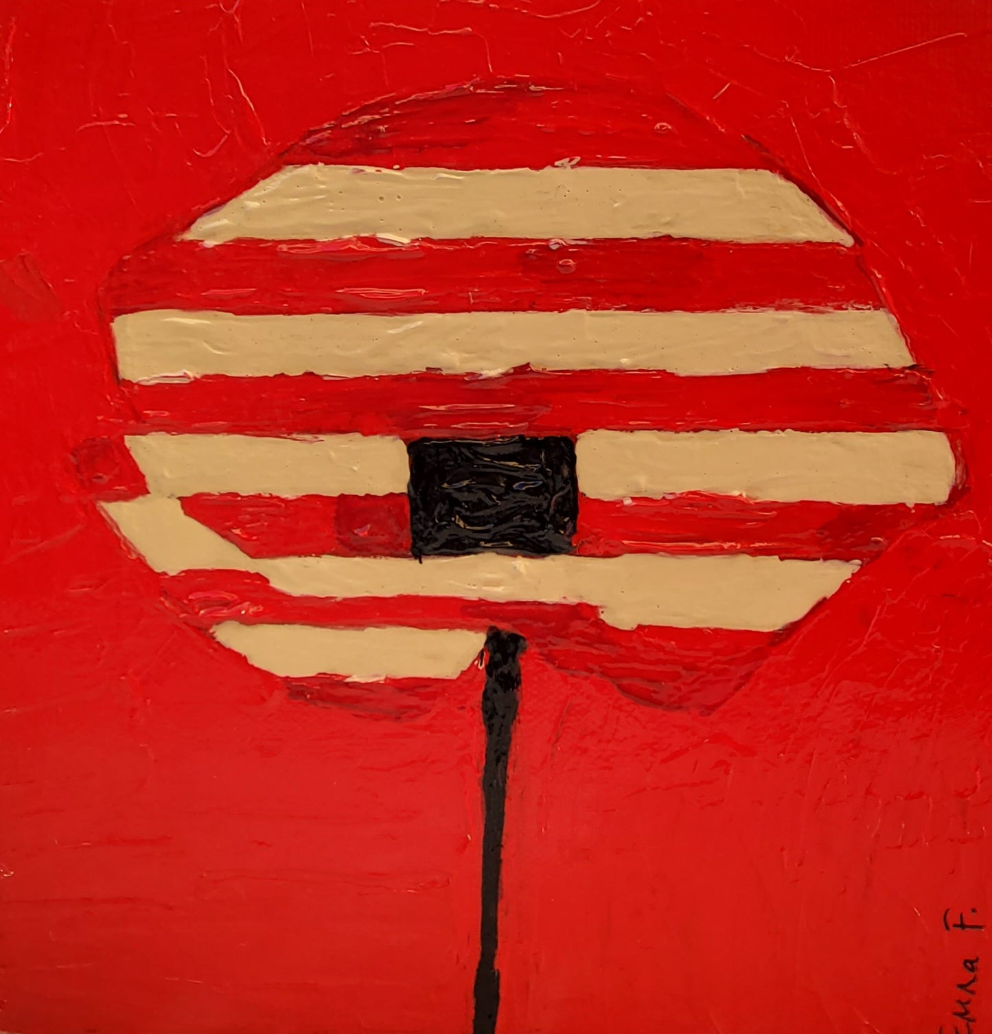 Série SONATE POUR UN COQUELICOT "Signal Rouge"