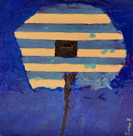 Série SONATE POUR UN COQUELICOT "Signal Bleu"