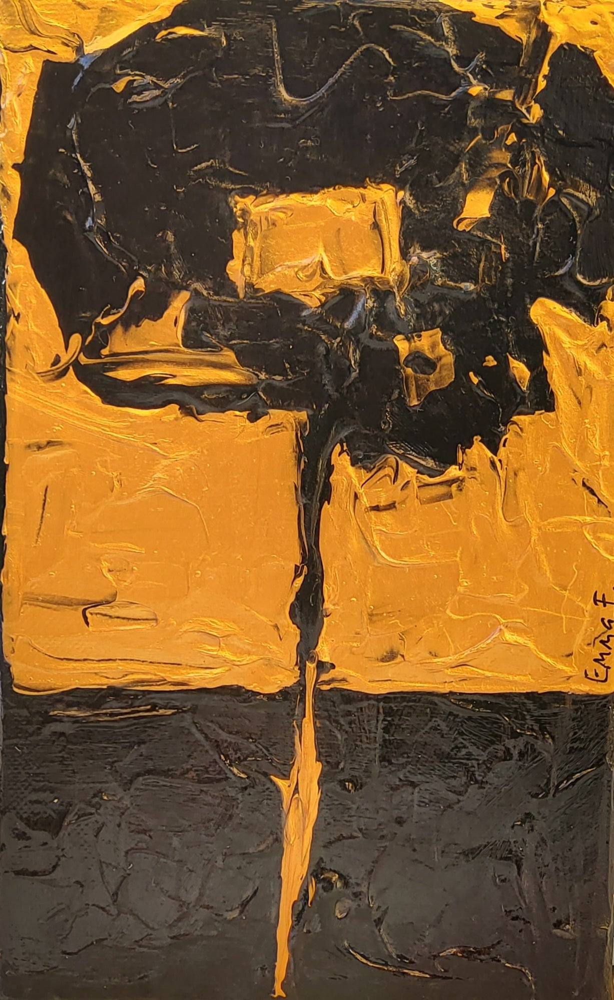 Série SONATE POUR UN COQUELICOT "L'Or et la Nuit"