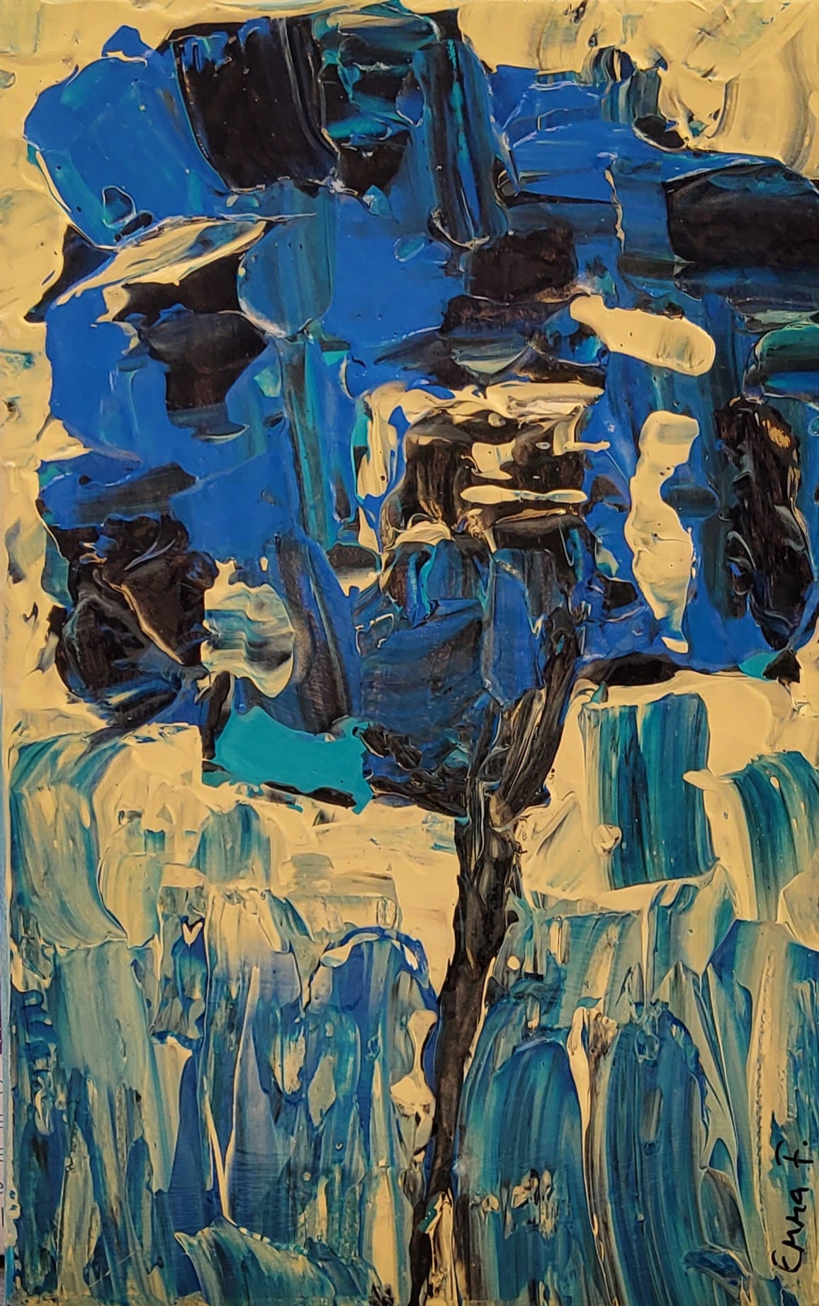 Série SONATE POUR UN COQUELICOT "Echo Céleste"