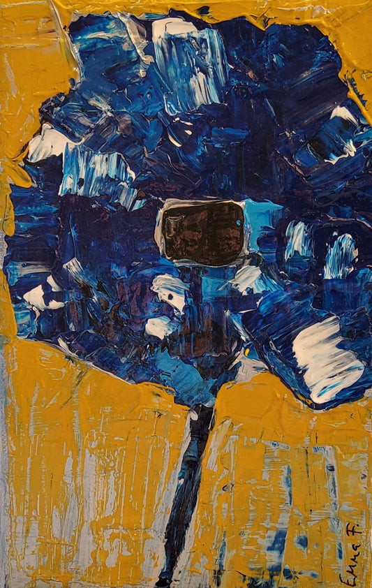 Série SONATE POUR UN COQUELICOT "Psaume Bleu"