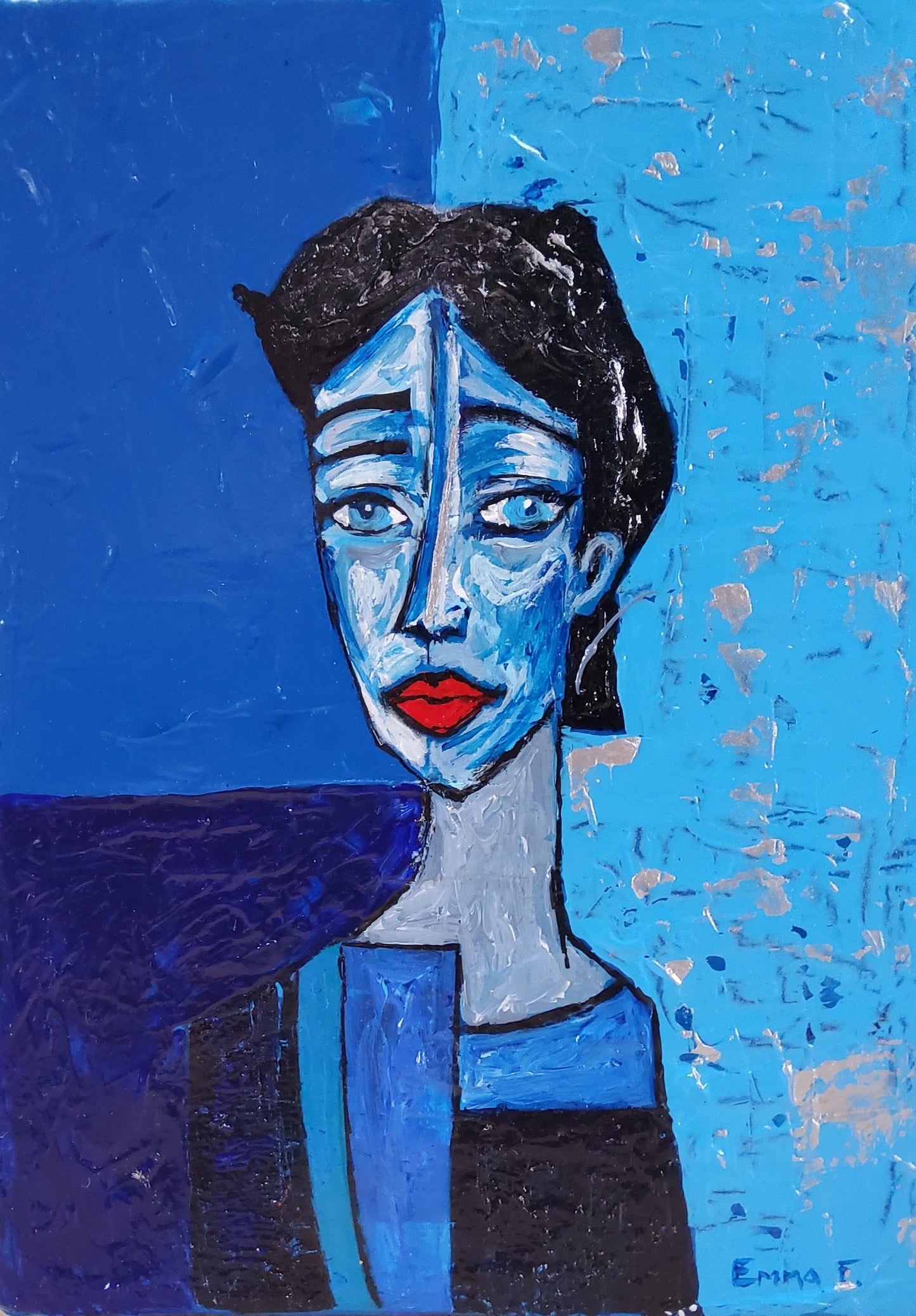 Série NEO-FEMMES "Néo-Femme bleue"