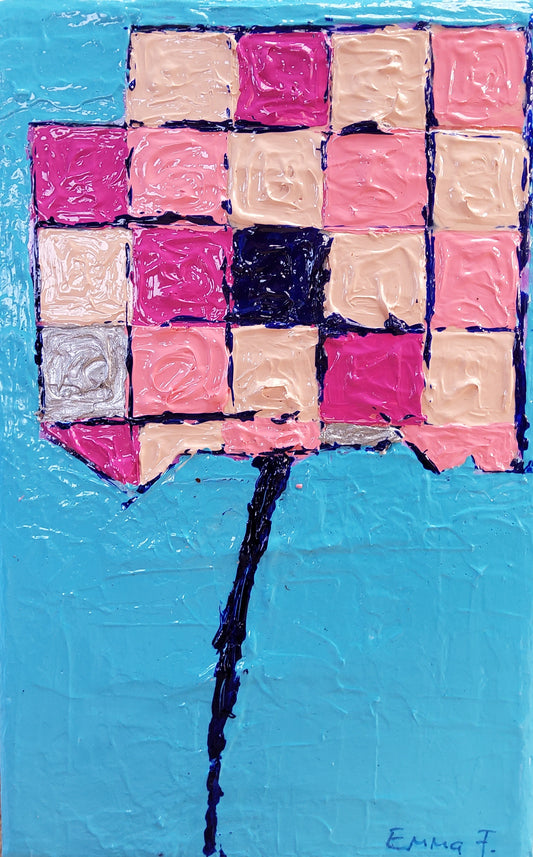 Série SONATE POUR UN COQUELICOT "Damier d'Âme"