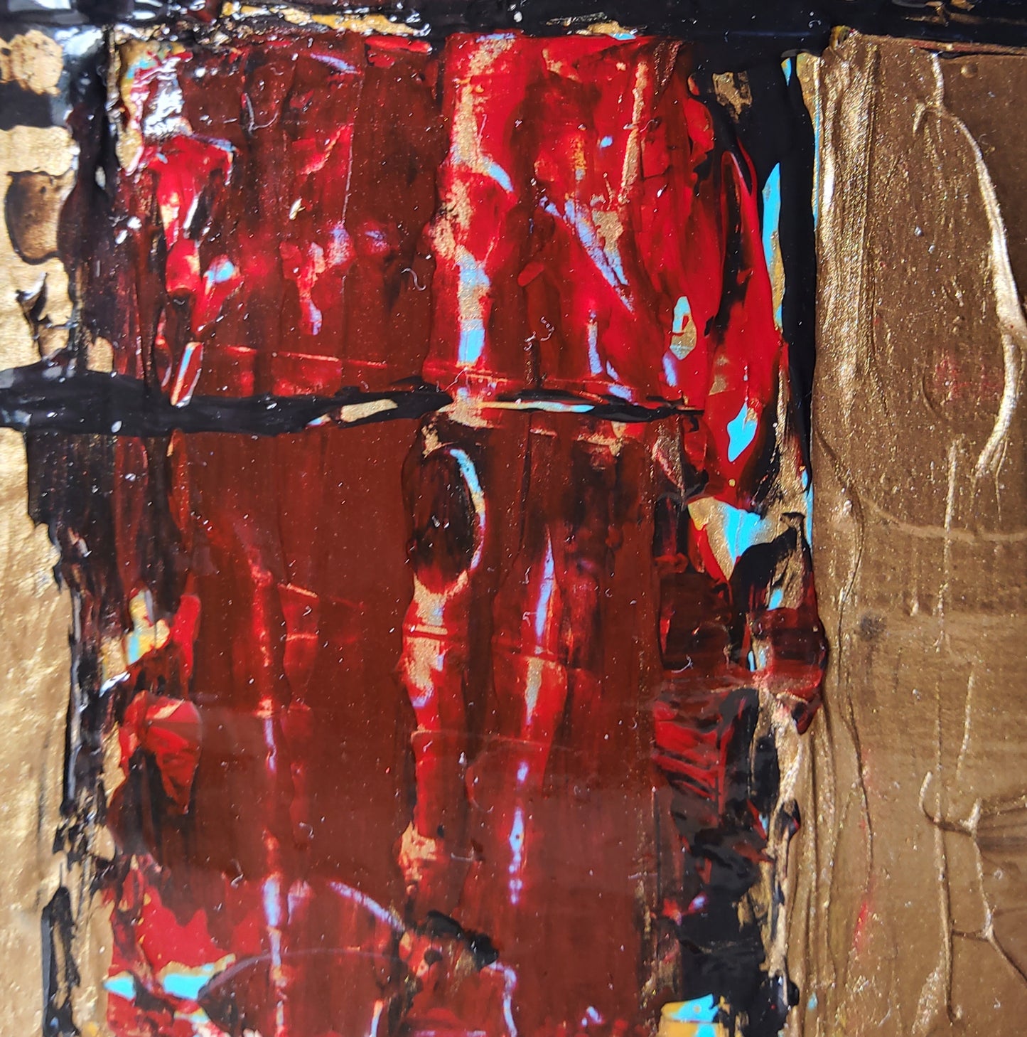 Série SONATE POUR UN COQUELICOT "Vitrail d'Or"